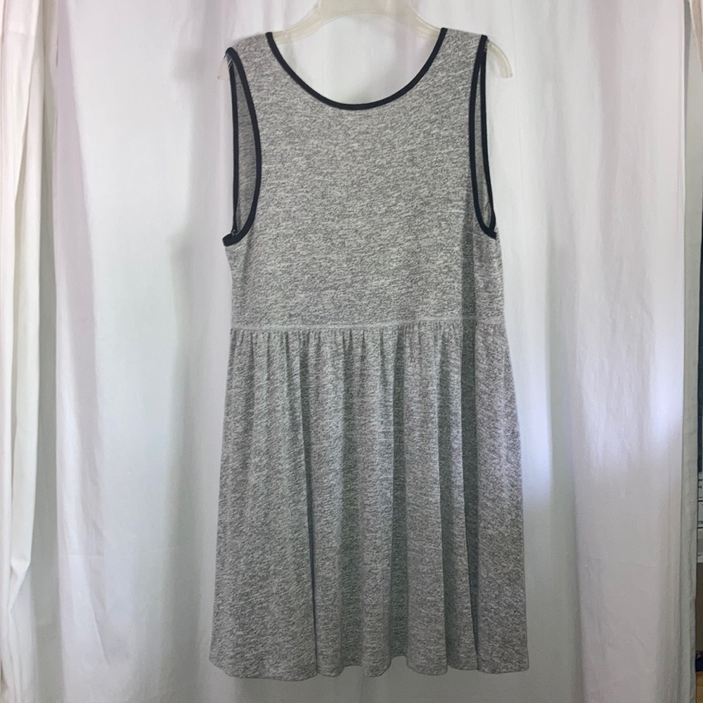 INA gray tank top backless dress